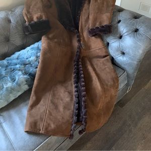 Custom made Cindy Spolek sheepskin coat